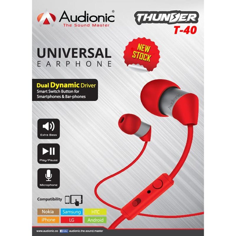 Thunder T-40 Earphone