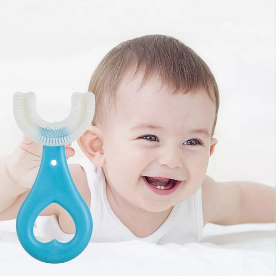 Children Silicone Infant U Shape Toothbrush