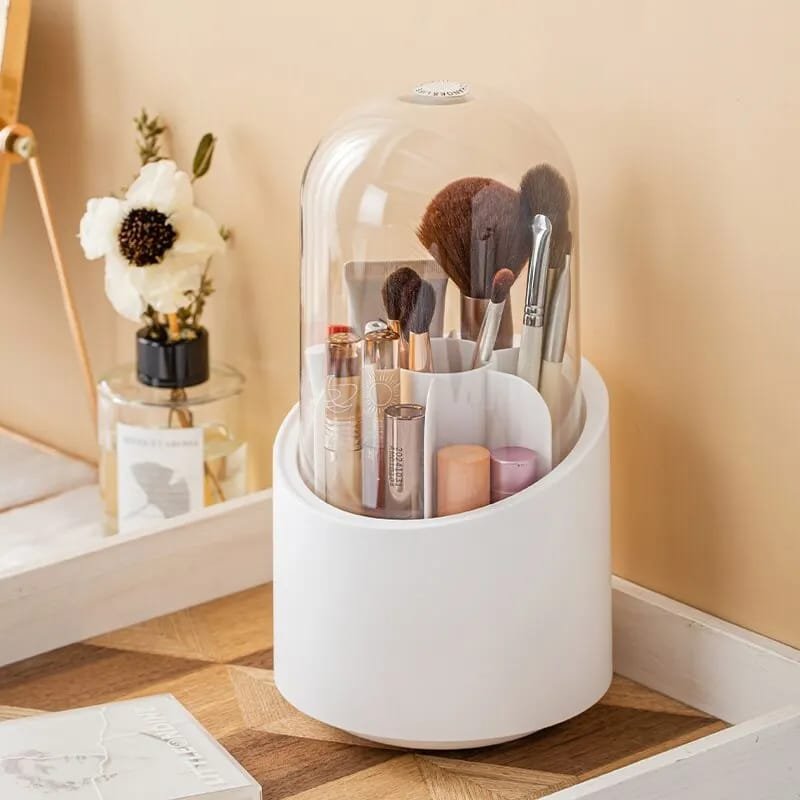 Rotating Makeup Brush Storage Box